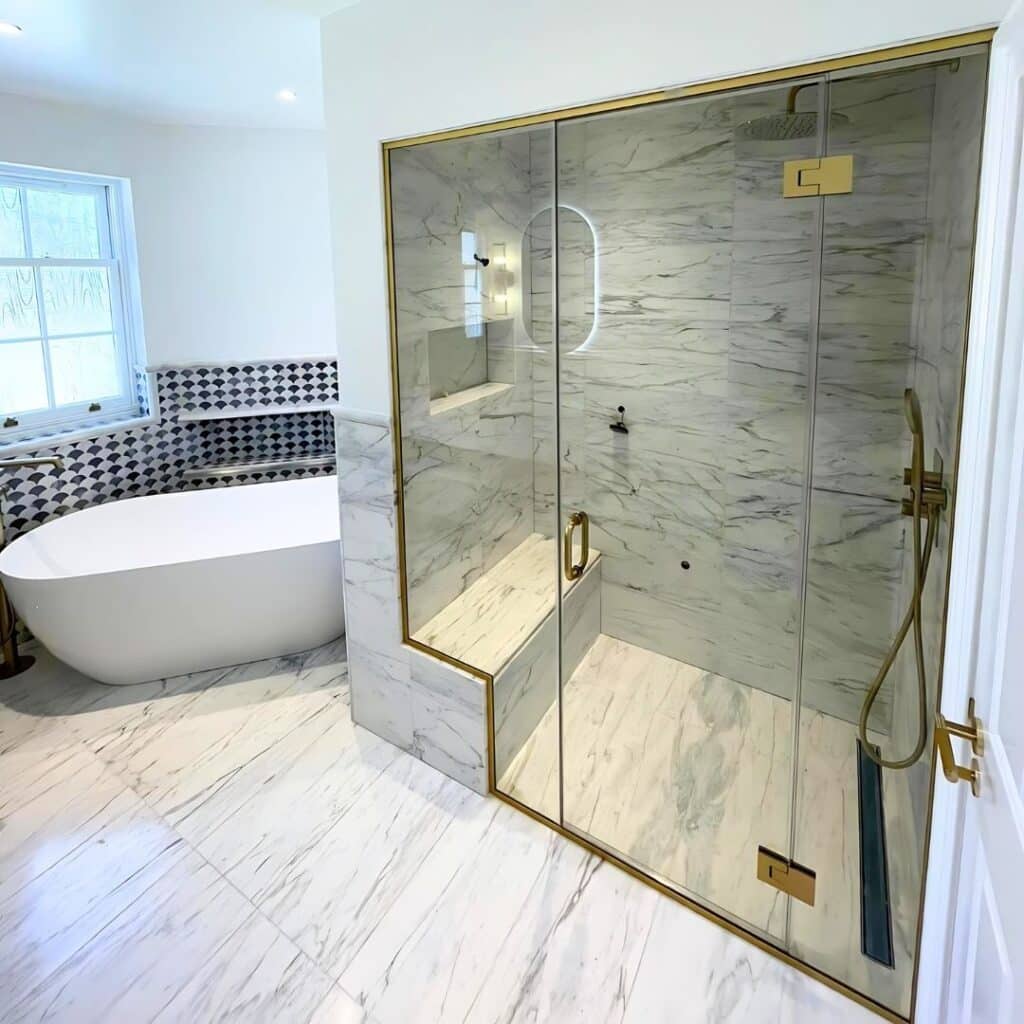satinbrassshower