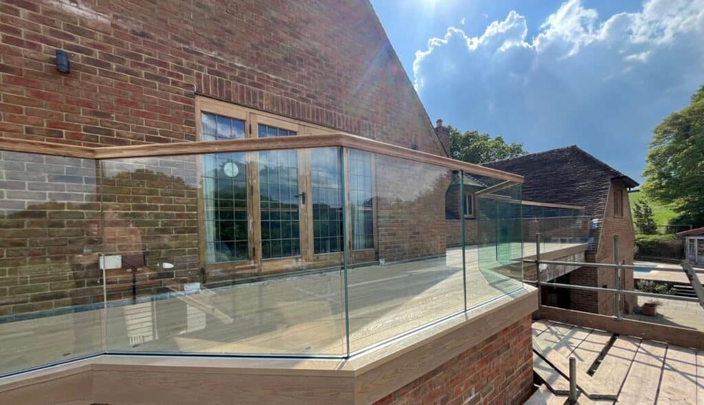 Frameless Glass Balustrade terrace london
