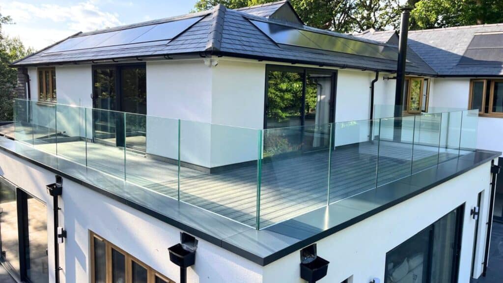 non penetrative steel sub frame terraces