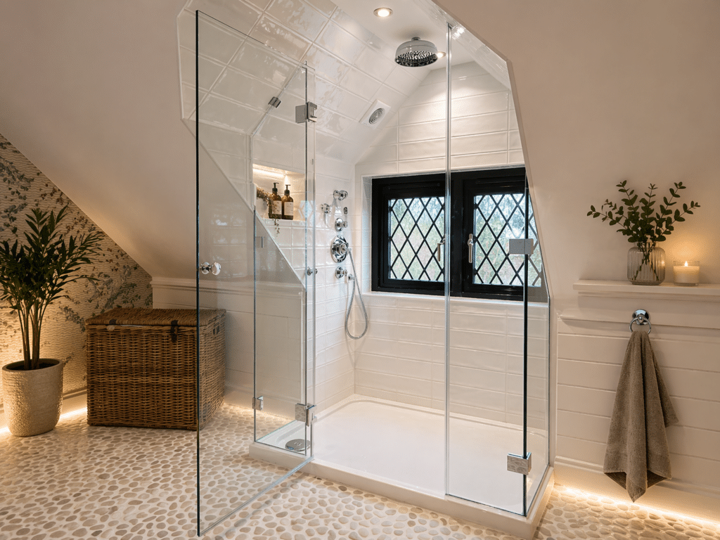 Bespoke shower glass costs in