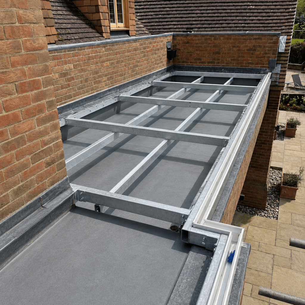 Steel Sub Frame Rhs Non-Penetrative Steel Sub Frames For Balconies & Terraces
