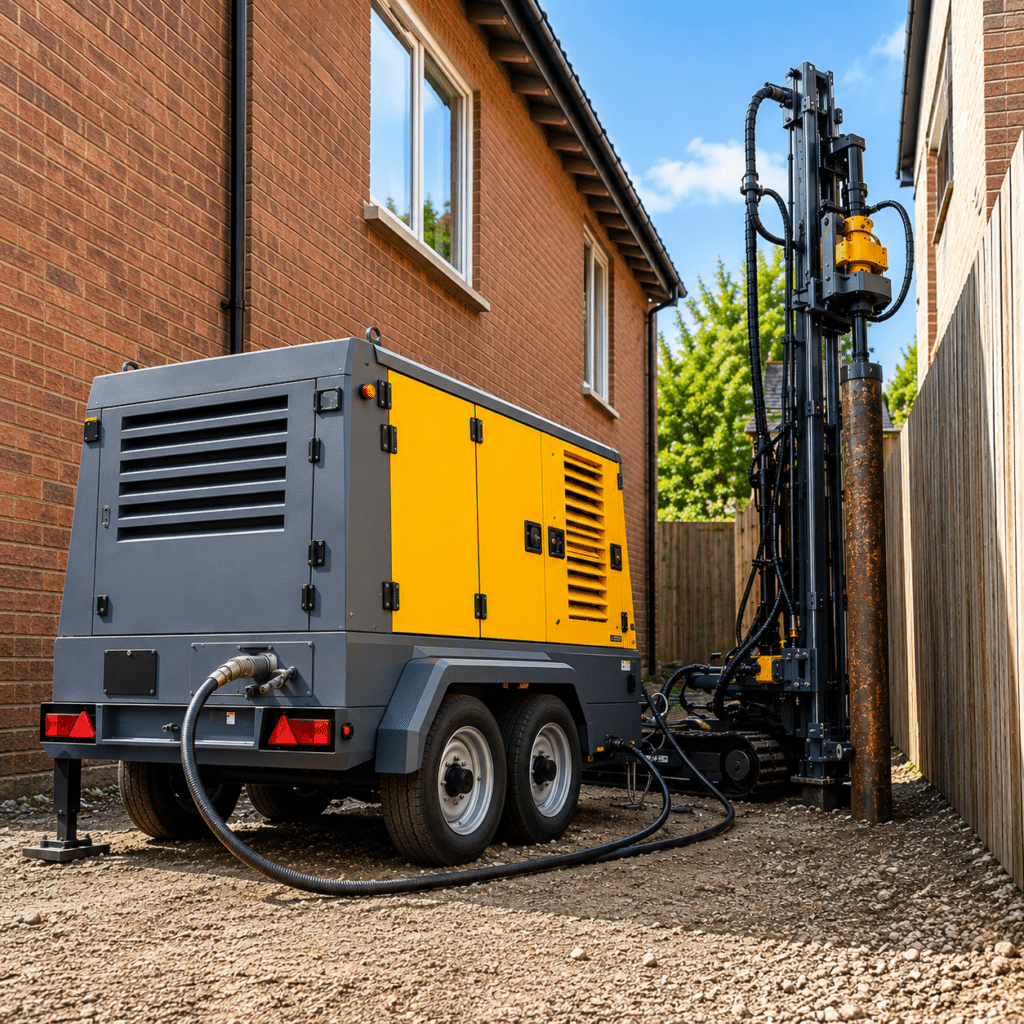compressor helical piling