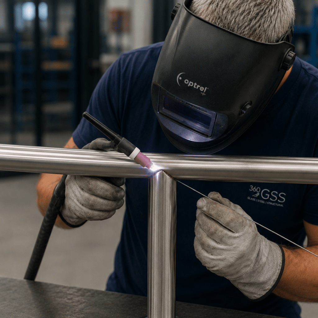 steel staircase welders